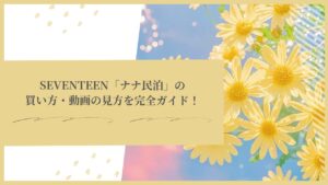 セブチ「ナナ民泊」の買い方・動画の見方を完全ガイド！