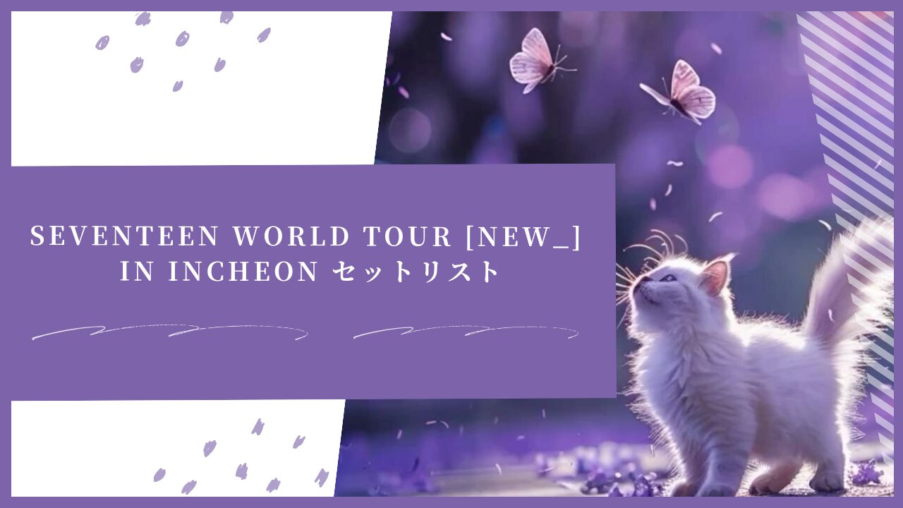 SEVENTEEN WORLD TOUR [NEW_] 仁川公演セトリ内容！ | Carapalooza